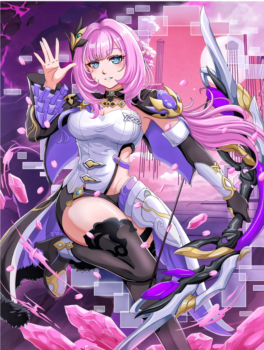 elysia (honkai and 1 more) drawn by ryunato_al_fazh