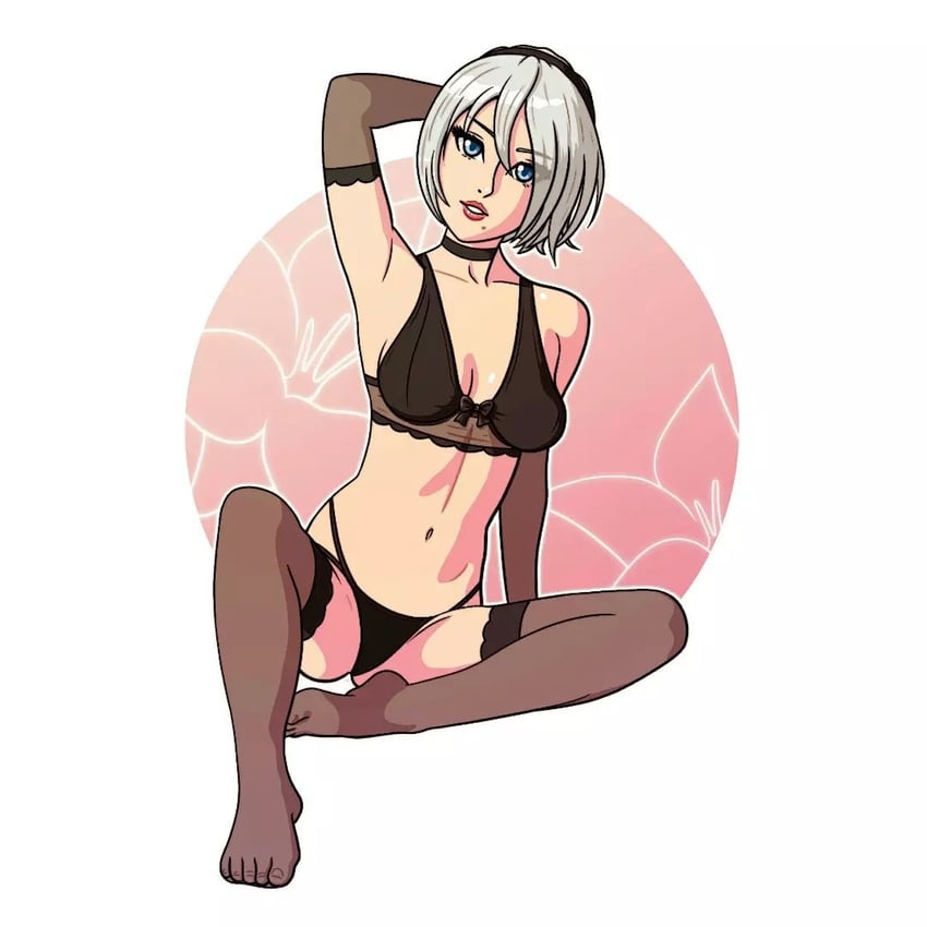 2b (nier and 1 more) drawn by jf_illustration