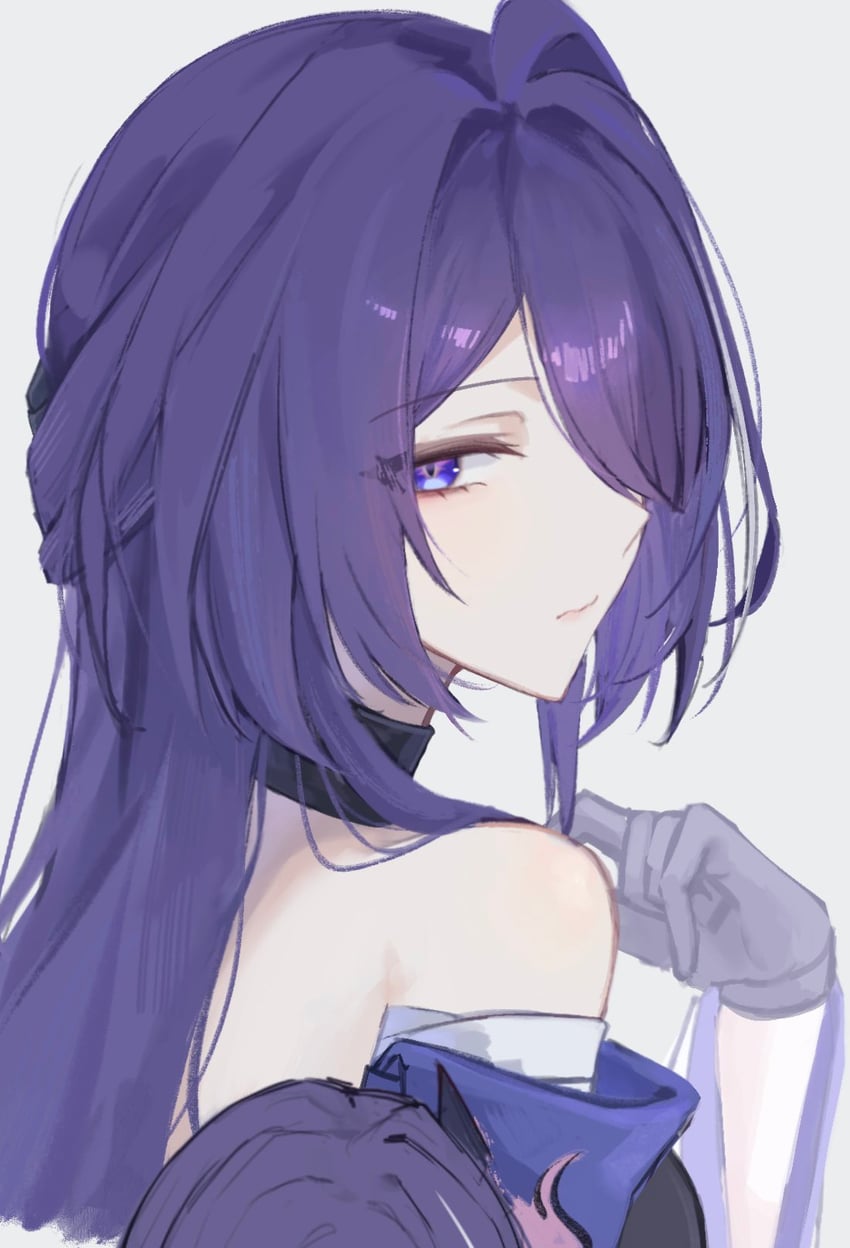 acheron (honkai and 1 more) drawn by klq_gm