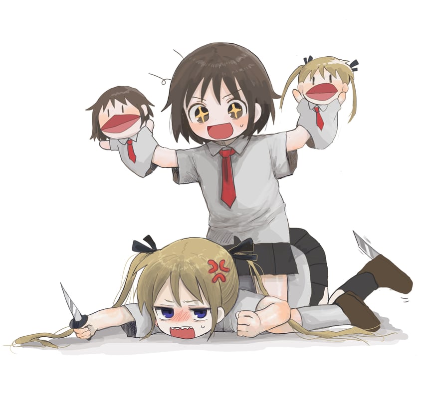 sonya and oribe yasuna (kill me baby) drawn by yasashii_naizou