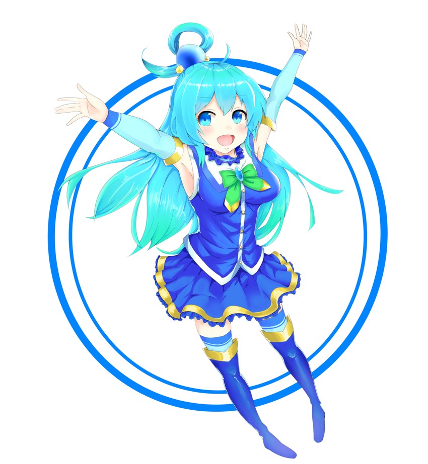 aqua (kono subarashii sekai ni shukufuku wo!) drawn by m.tokotsu