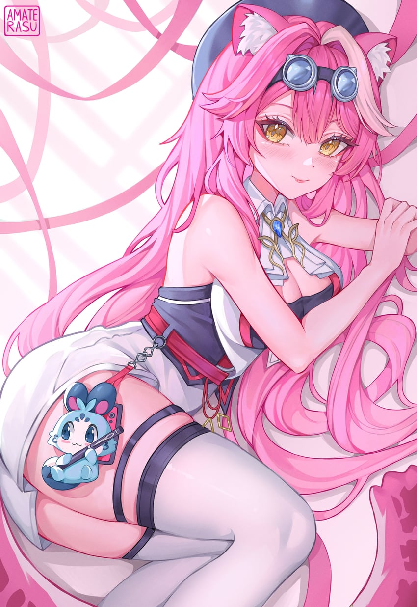 raora panthera and chattino (hololive and 1 more) drawn by amaterasu_(artist)