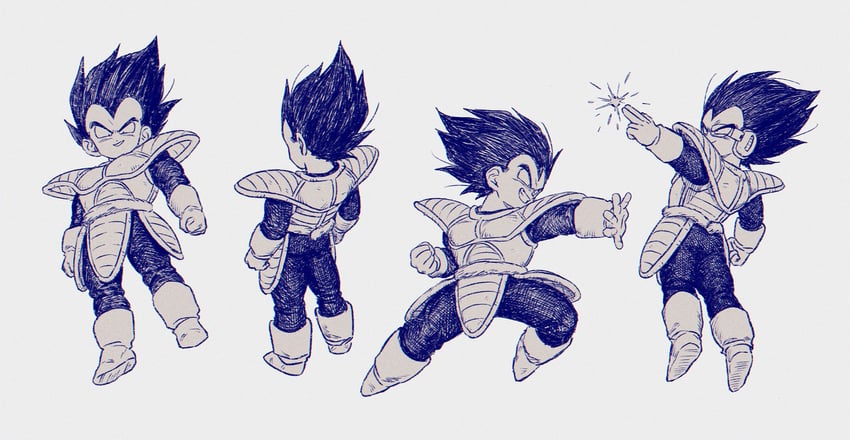 vegeta (dragon ball and 1 more) drawn by chimachimadb