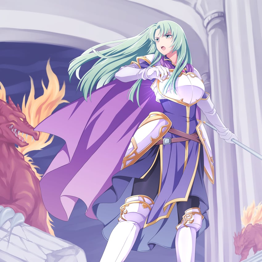 cecilia (fire emblem and 1 more) drawn by ham_pon