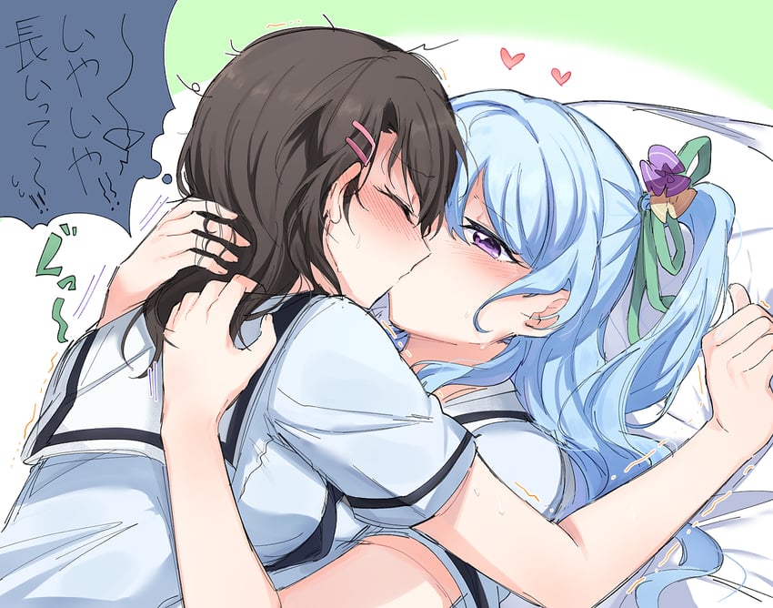 okusawa misaki and matsubara kanon (bang dream!) drawn by opi
