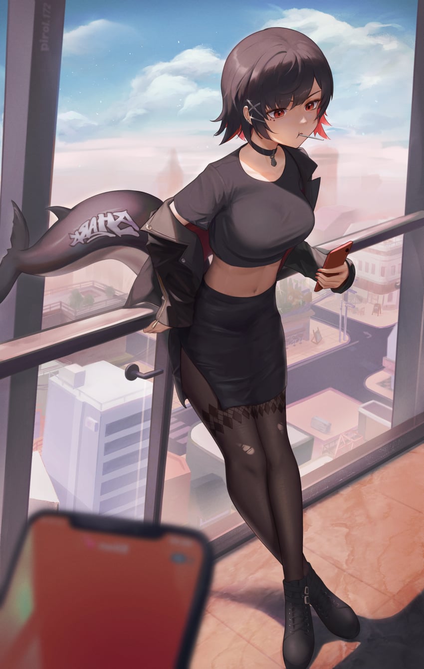 ellen joe (zenless zone zero) drawn by loripandori