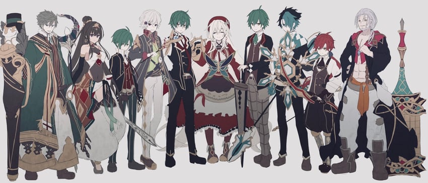 lewis carroll, william shakespeare, ludwig grimm, dorothea viehmann, charles perrault, and 5 more (grimms notes) drawn by iumi_urura