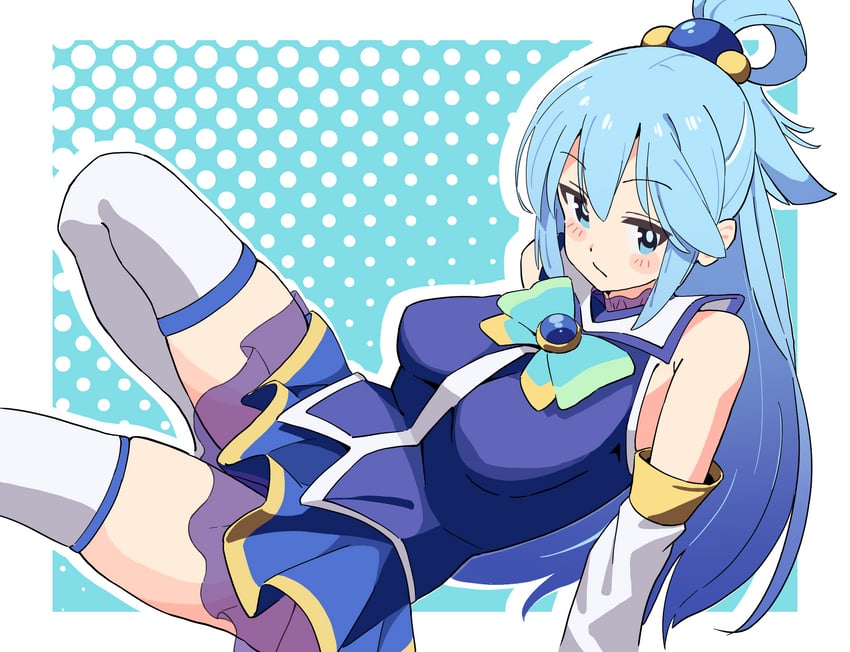 aqua (kono subarashii sekai ni shukufuku wo!) drawn by noyama_takenoko