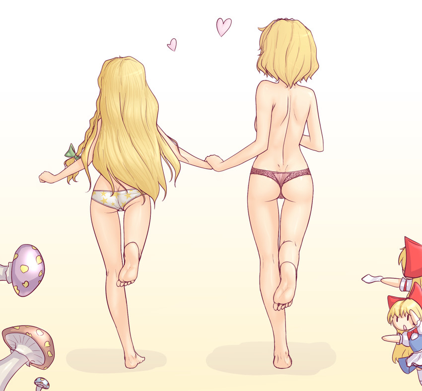 kirisame marisa, alice margatroid, shanghai doll, and hourai doll (touhou) drawn by hater_(hatater)