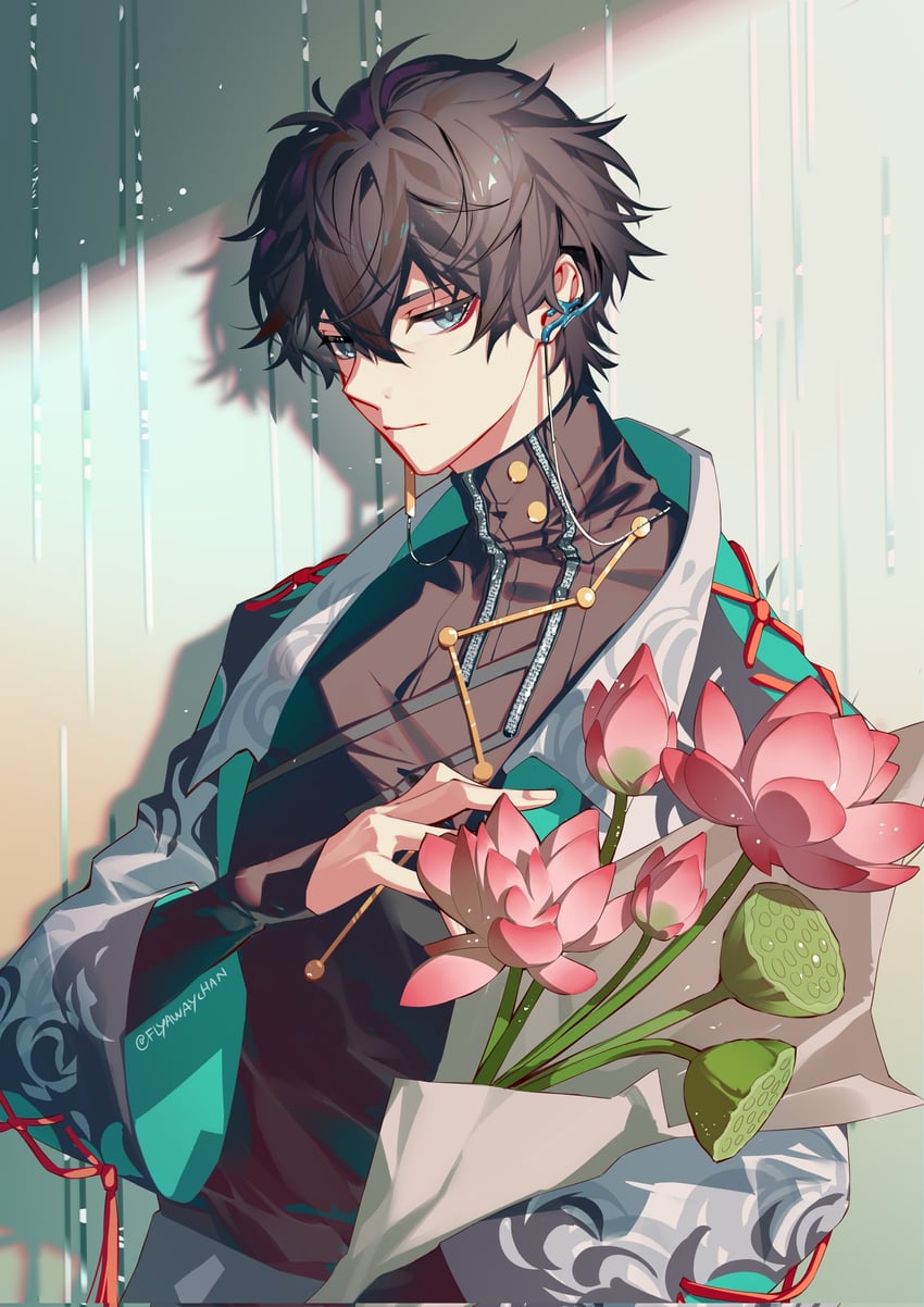 dan heng (honkai and 1 more) drawn by flyawaychan