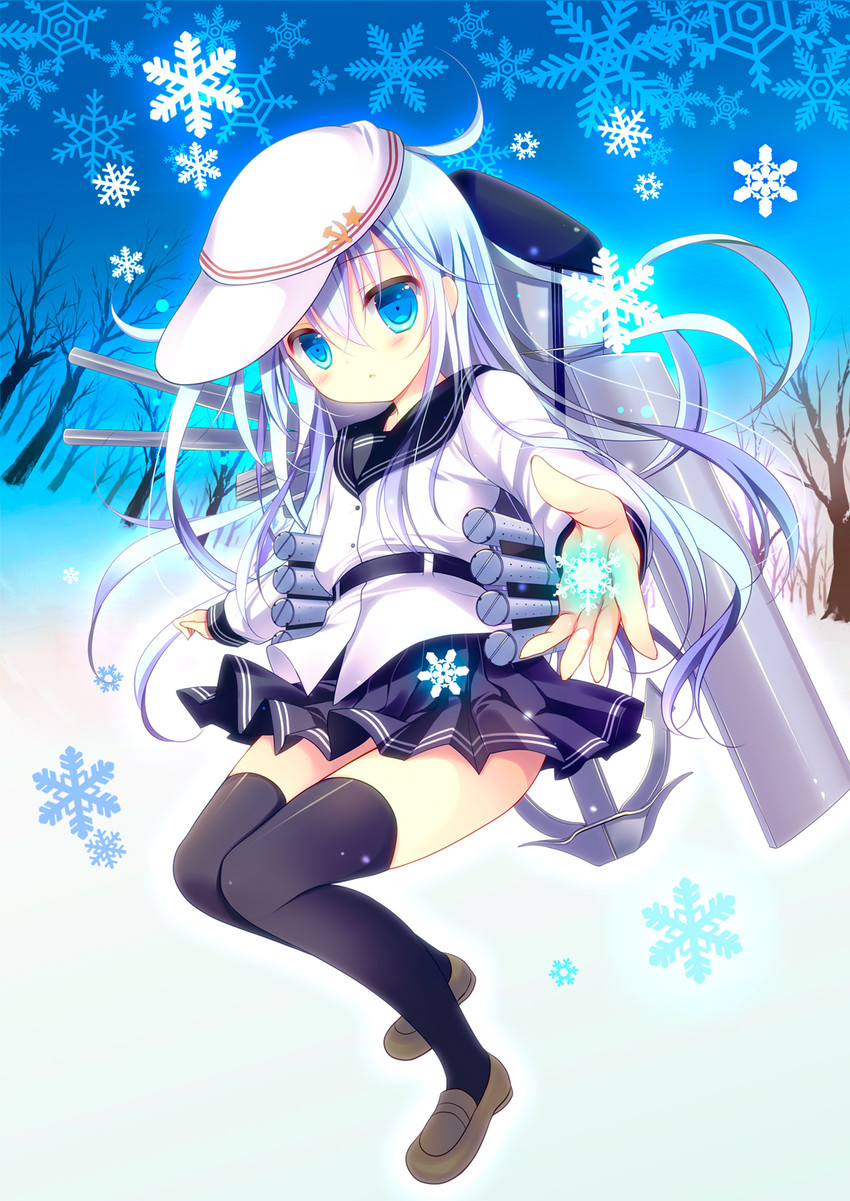 hibiki and verniy (kantai collection) drawn by shirogane_hina