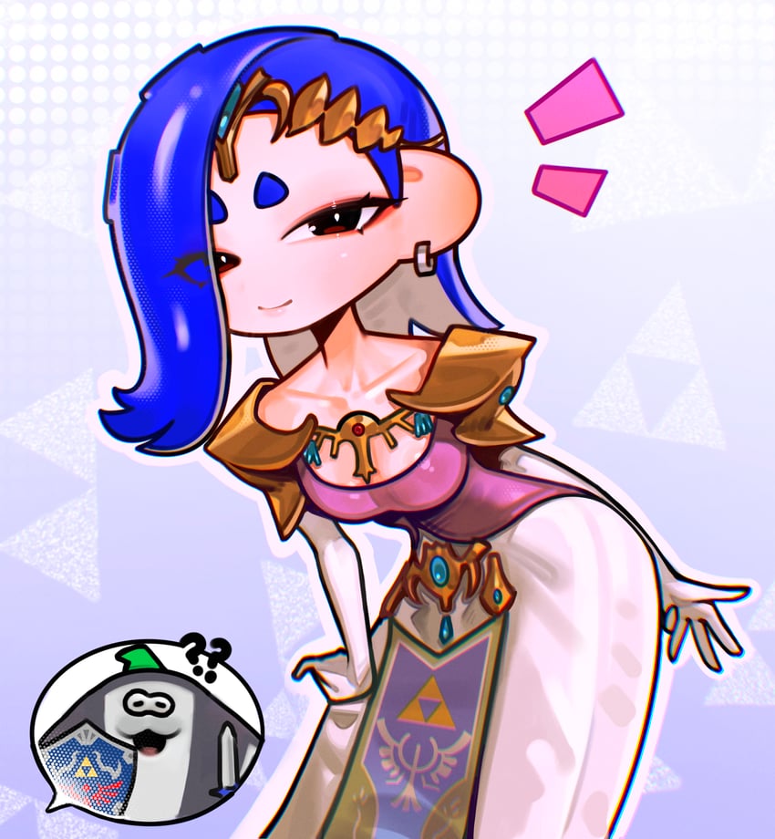link, princess zelda, shiver, and big man (the legend of zelda and 3 more) drawn by corkie_cookie