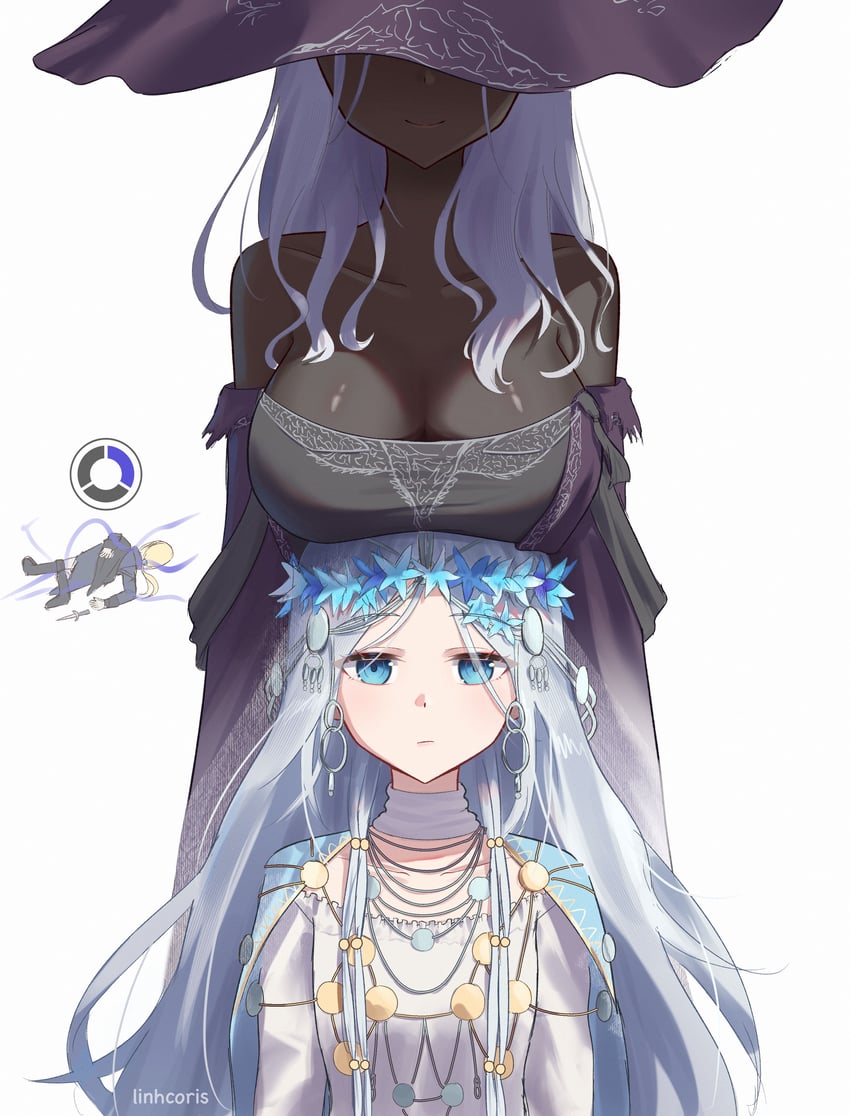 recluse, revenant, and duchess (elden ring and 1 more) drawn by linhcoris