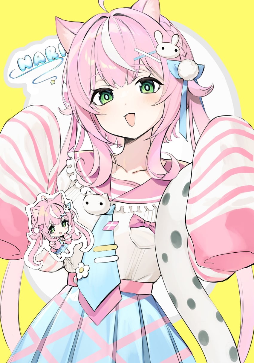 yang nari (nijisanji and 1 more) drawn by tabitabi_mou9