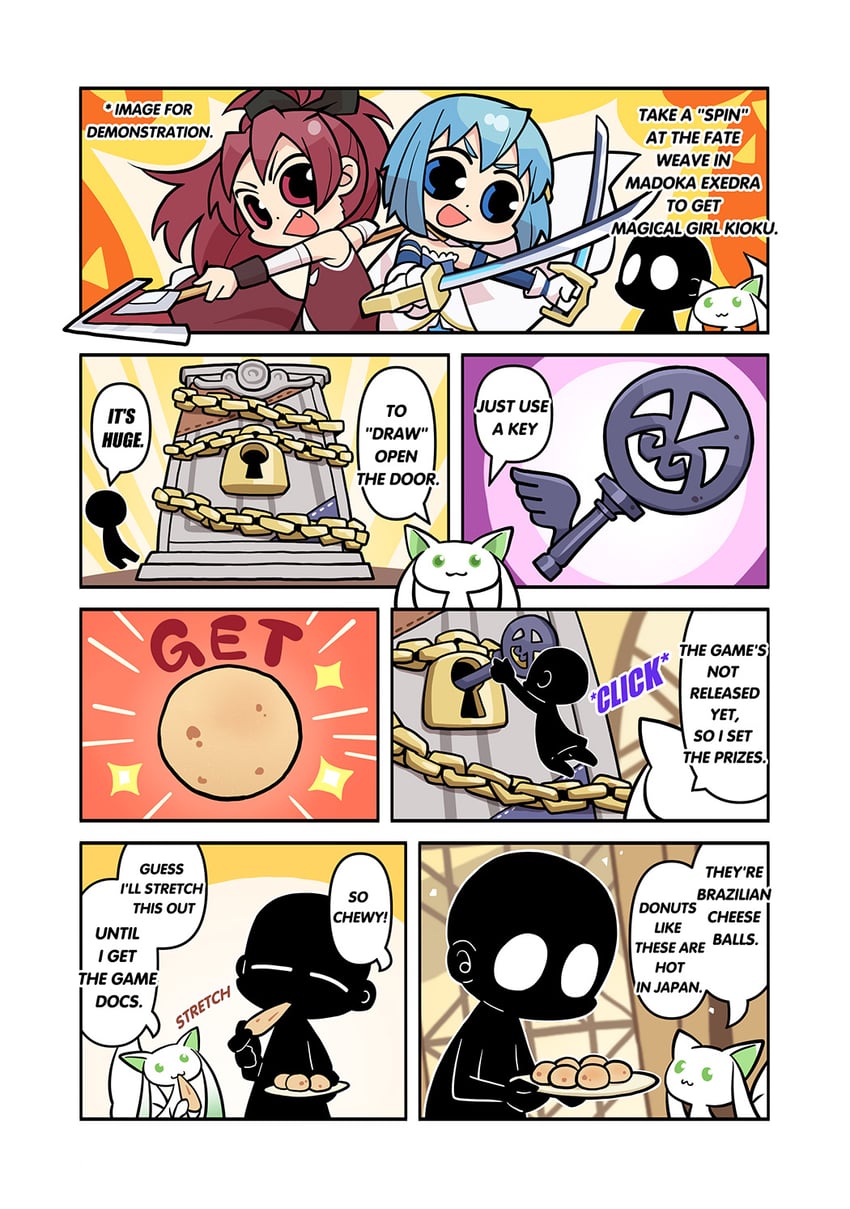 miki sayaka, sakura kyoko, a-q, and namae (mahou shoujo madoka magica and 1 more) drawn by papa_(shimeguru)