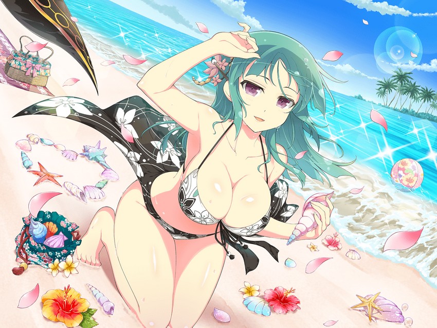 bashou (senran kagura and 1 more) drawn by yaegashi_nan