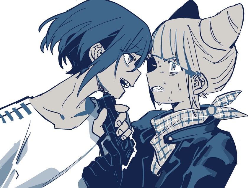 jasmine and kisaragi ayumi (toshi densetsu kaitai center) drawn by 100387l