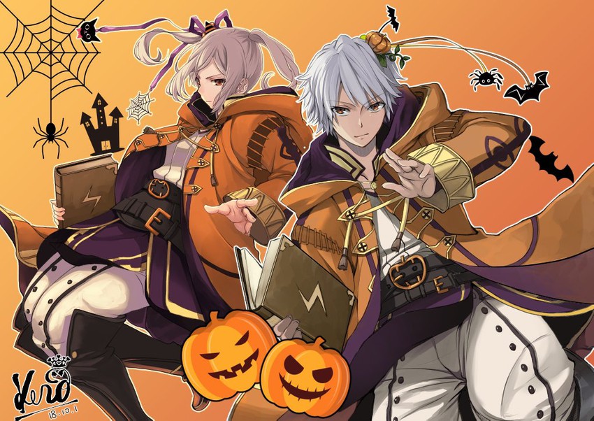female robin and male robin (fire emblem and 2 more) drawn by kero_sweet