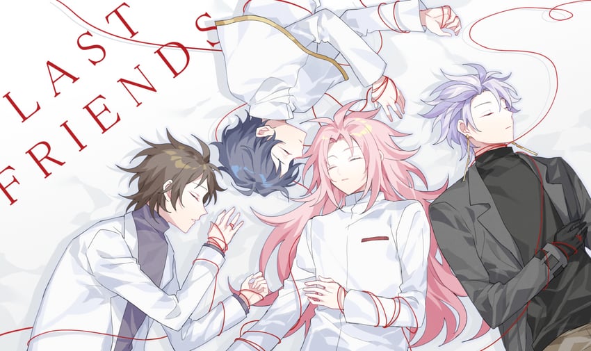 hatsutori hajime, utsugi noriyuki, harada minoru, and theodore riddle (saibou shinkyoku) drawn by sakuraihum