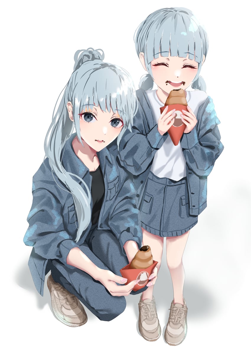 kawasaki saki and kawasaki keika (yahari ore no seishun lovecome wa machigatteiru.) drawn by hayase_illusut