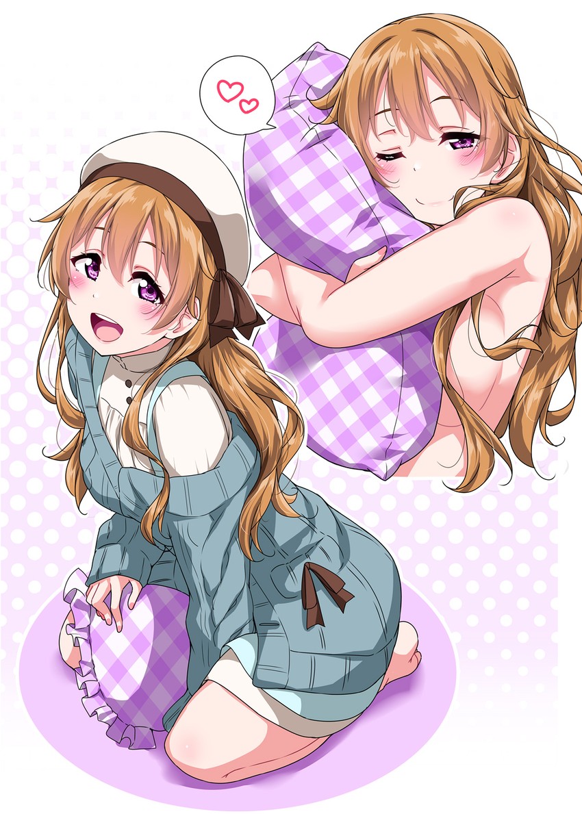 konoe kanata (love live! and 2 more) drawn by yopparai_oni
