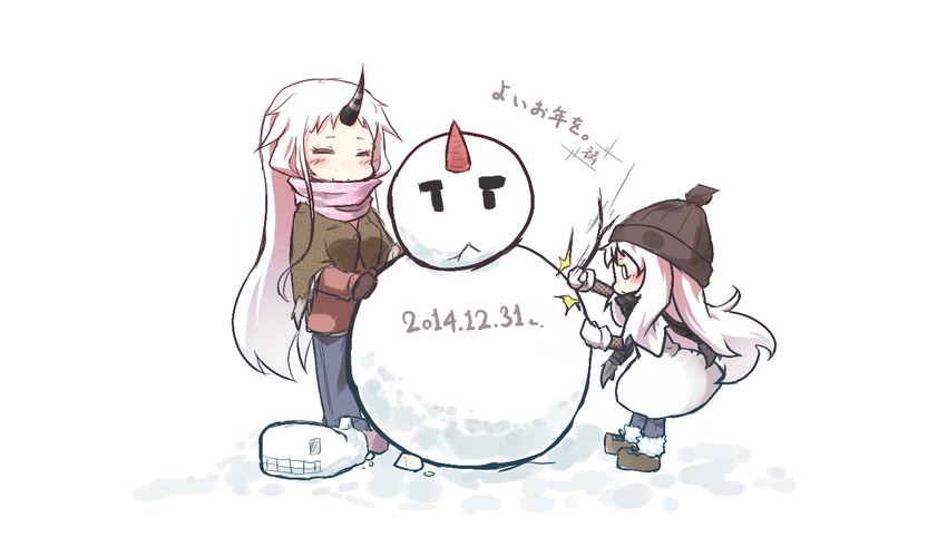 northern ocean princess and seaport princess (kantai collection) drawn by inori_(xyz5568)