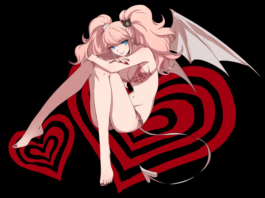 enoshima junko (danganronpa and 1 more) drawn by yolk_tomatosauce