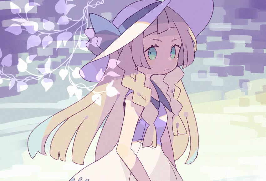 lillie (pokemon and 1 more) drawn by daizu_(melon-lemon)