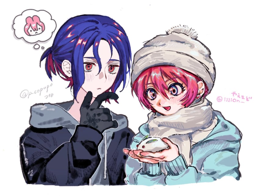 amate yuzuriha and shuji ito (gundam and 1 more) drawn by i11ion