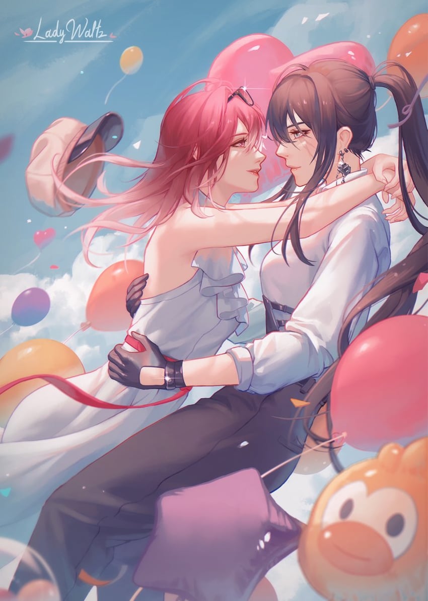 shalom, rahu, and ducky (path to nowhere) drawn by ladywaltz