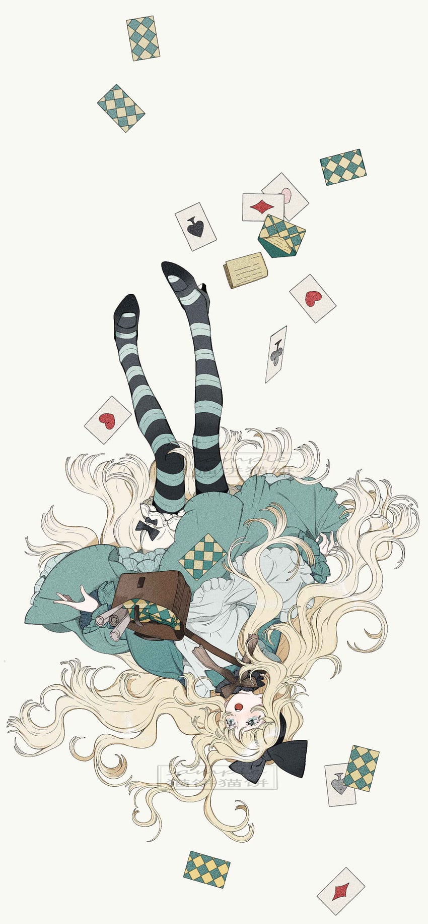 alice (alice's adventures in wonderland) drawn by maobing_maobing