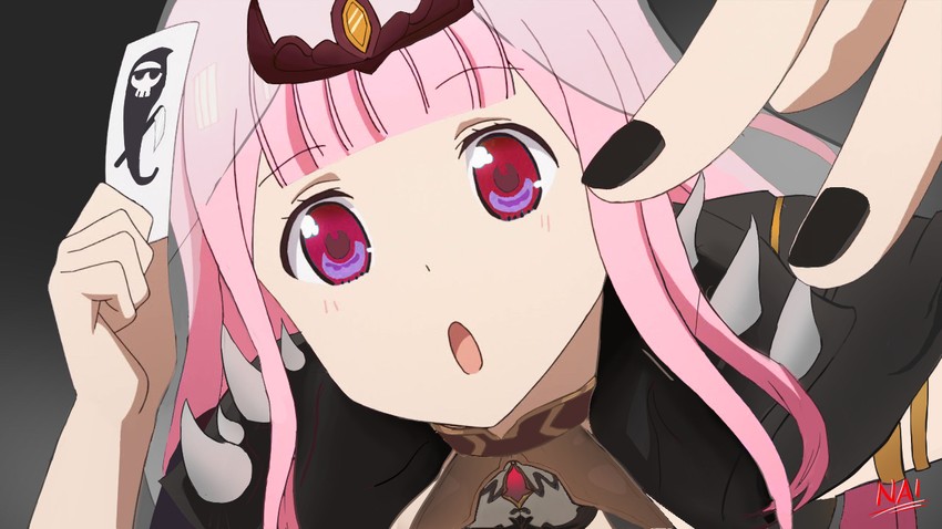 mori calliope, fujiwara chika, death, and grim reaper (hololive and 2 more) drawn by nai_(ladybug)