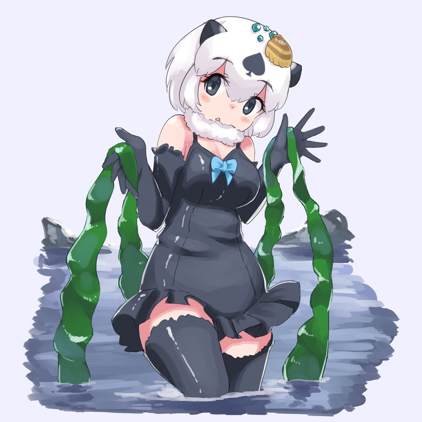 californian sea otter (kemono friends) drawn by iwa_(iwafish)