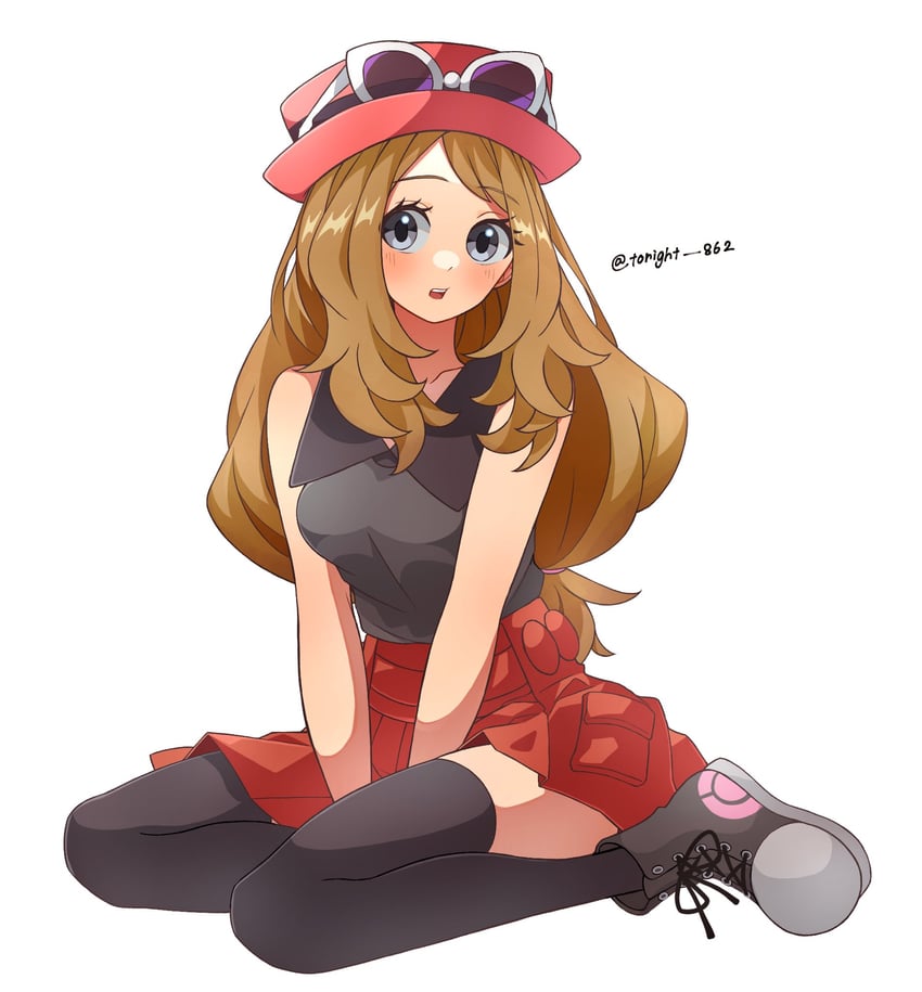 serena (pokemon and 1 more) drawn by rain_(tonight_862)