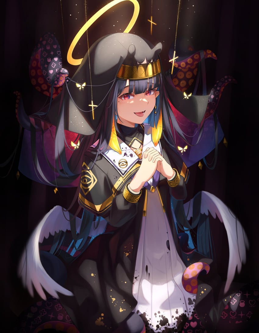 ninomae ina'nis (hololive and 1 more) drawn by j4ngaro