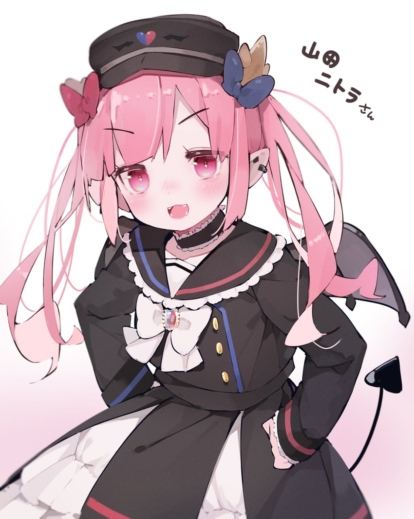 nitra yamada (indie virtual youtuber) drawn by fujiwara_gacho