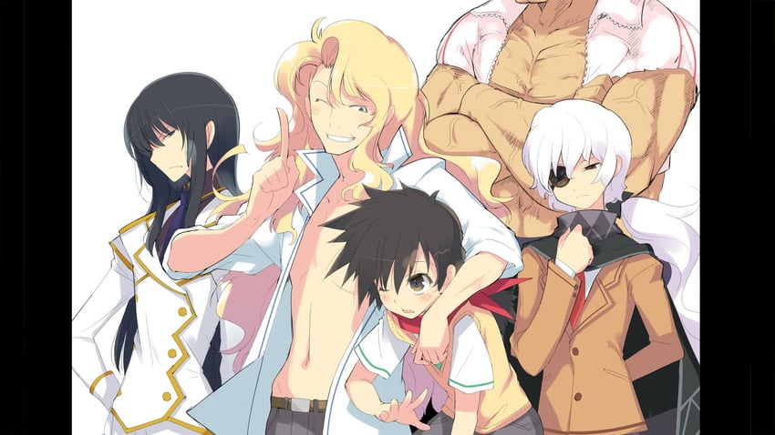 asuka, ikaruga, hibari, yagyu, and katsuragi (senran kagura and 1 more) drawn by yaegashi_nan