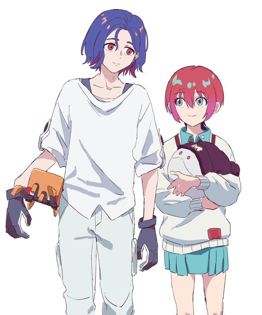 amate yuzuriha, haro, shuji ito, and conch (gundam and 1 more) drawn by o6nuqm