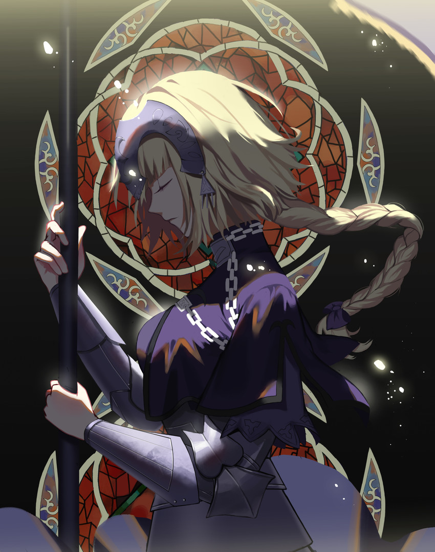 jeanne d'arc (fate and 1 more) drawn by le_shu