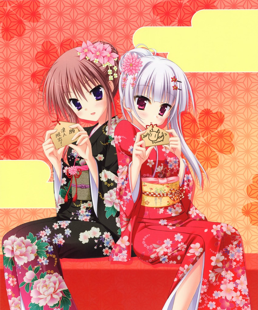 tamaki sakura and kozakai aya (hatsuyuki sakura) drawn by moribe_(rabumanyo) and toranosuke