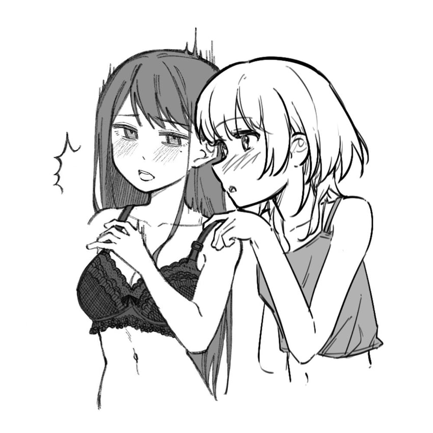 shiina taki and kaname raana (bang dream! and 1 more) drawn by 1xing_yue and nekohige0123