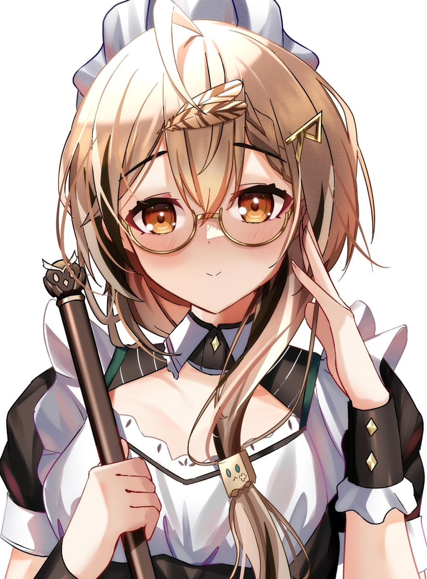 nanashi mumei (hololive and 1 more) drawn by alphaart