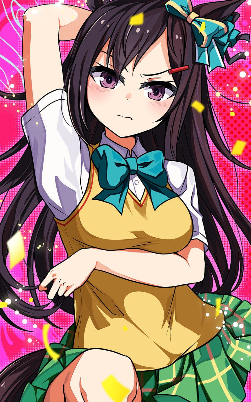mejiro dober and kotegawa yui (umamusume and 2 more) drawn by yasume_yukito