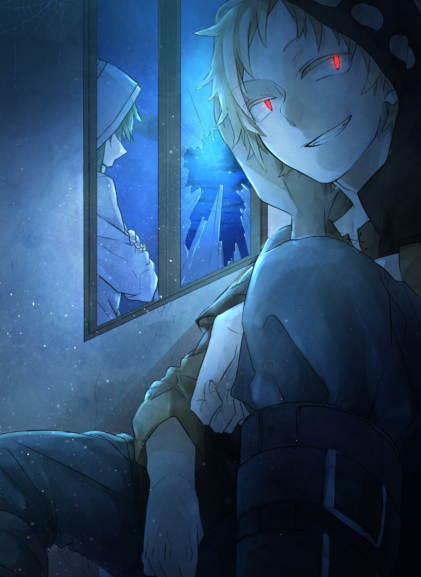 kido tsubomi and kano shuuya (kagerou project) drawn by rubill