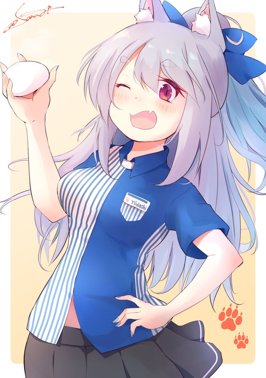 yuudachi (azur lane and 1 more) drawn by shinkuro_sanagi