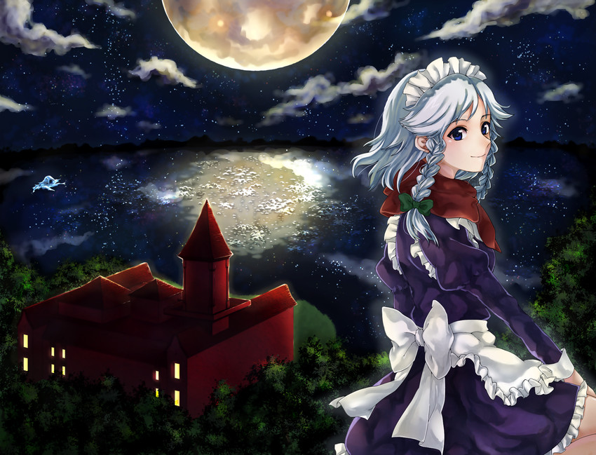 izayoi sakuya (touhou and 1 more) drawn by nekushiro