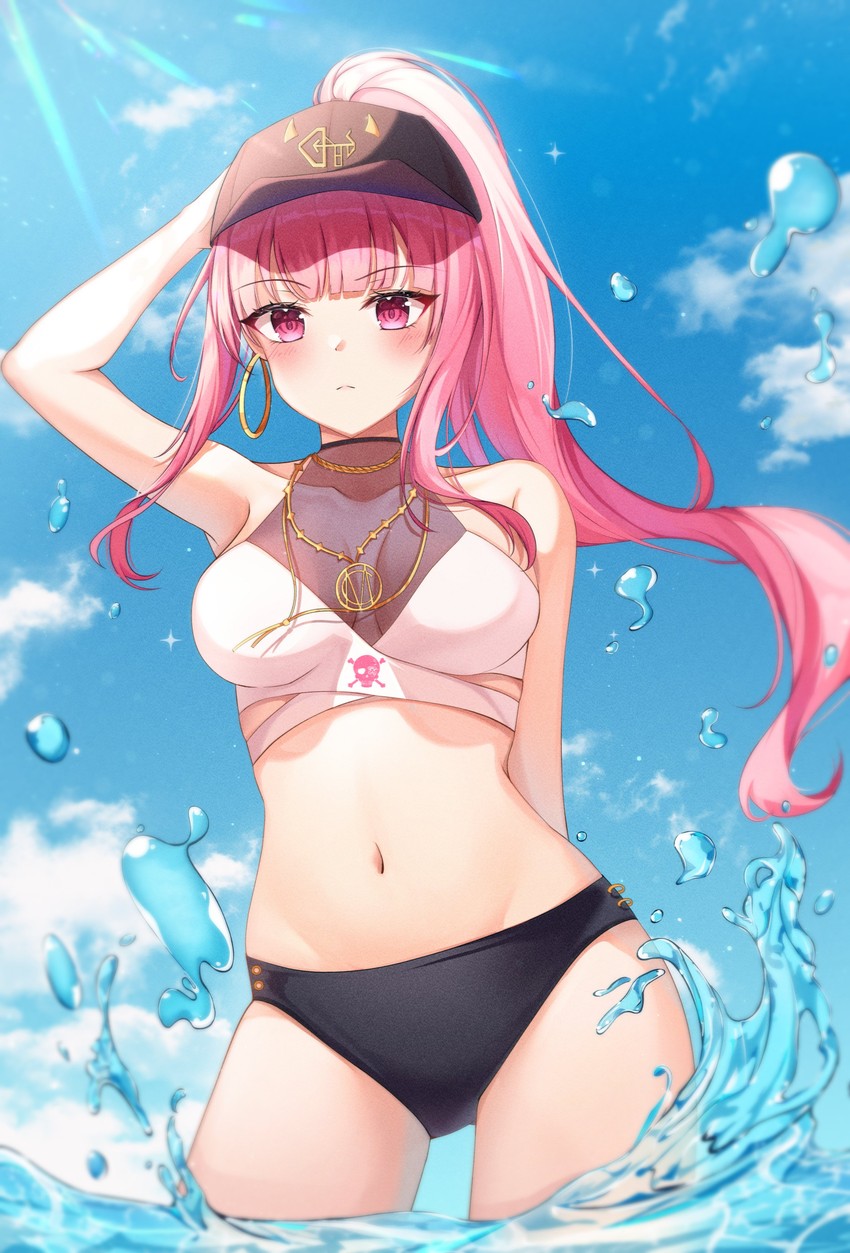 mori calliope (hololive and 1 more) drawn by chaeming_32