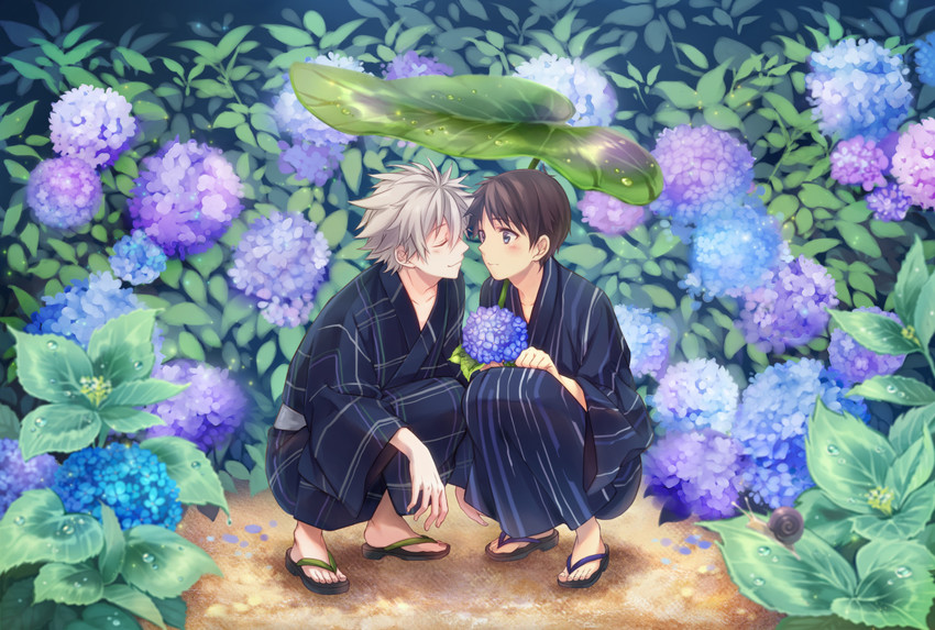 ikari shinji and nagisa kaworu (neon genesis evangelion) drawn by ima_(luce365)