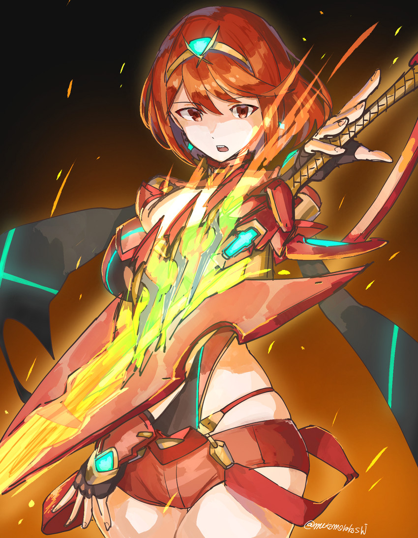 pyra (xenoblade chronicles and 1 more) drawn by mutomorokoshi