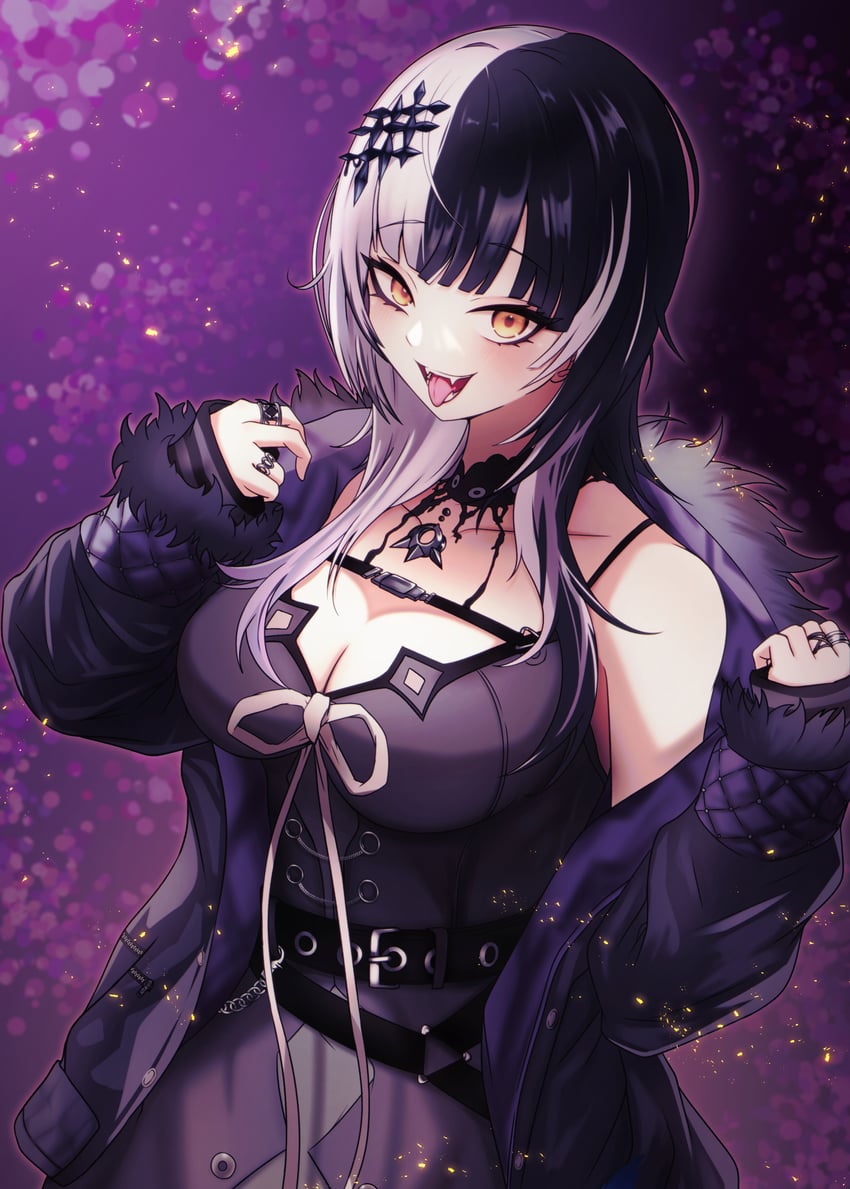 shiori novella (hololive and 1 more) drawn by kaiju_ryoku